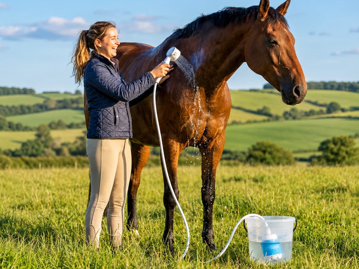 Your own wash bay. In a bucket.