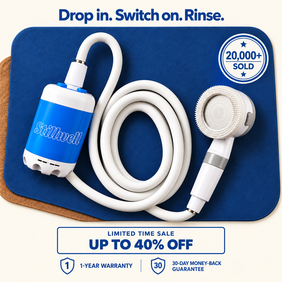 Stillwell™ Portable Shower Kit